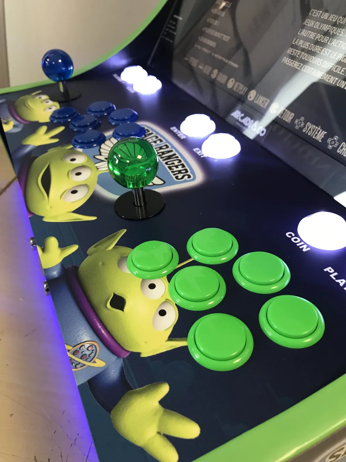 Borne d’arcade Arcade&Co en situation