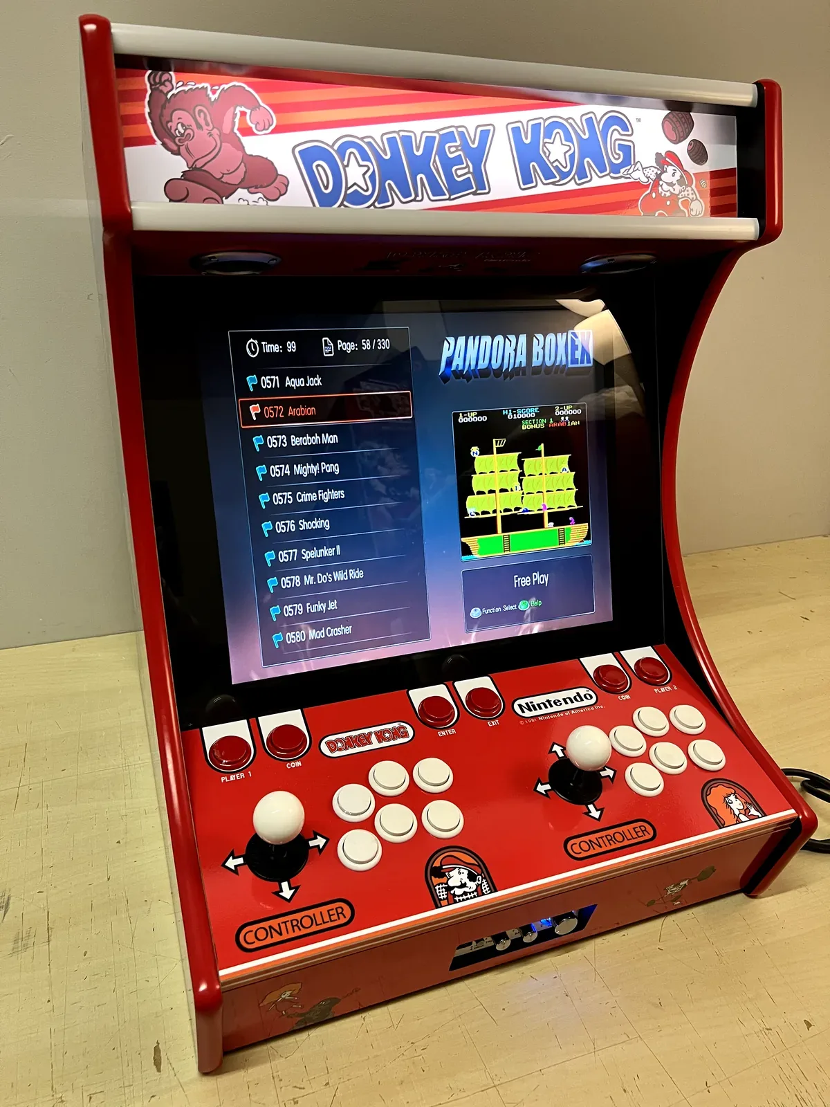 Choisir une borne d’arcade