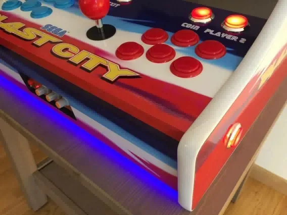 Installation d’une borne d’arcade
